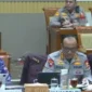 Wakapolri Komjen Pol Dedi Prasetyo memaparkan usulan tambahan anggaran Polri sebesar Rp66,1 triliun dalam rapat kerja bersama Komisi III DPR RI di Kompleks Parlemen, Senayan, Jakarta. (Posnews/DPR)