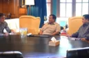 Presiden Prabowo Subianto bertemu Erick Thohir dan pelatih Timnas Indonesia John Herdman di Hambalang untuk membahas strategi dan persiapan menuju Piala Dunia 2030. (Posnews/Ist)