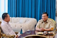 Presiden Prabowo Subianto dan Kepala Staf Kepresidenan (KSP) Dudung Abdurachman di Istana Merdeka, Jakarta Pusat. (Posnews/Biro Pers Istana)