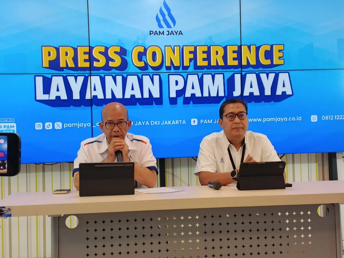 PAM Jaya mengingatkan potensi gangguan distribusi air di 45 kelurahan Jakarta pada 5-6 Juni 2026 akibat pemeliharaan gardu listrik PLN di IPA Pejompongan I.

