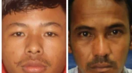 Foto dua DPO kasus narkoba yang diburu Dittipidnarkoba Bareskrim Polri terkait dugaan peredaran narkotika di Kabupaten Bengkalis, Riau. (Posnews/Ist)
