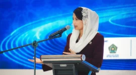 Wakil Menteri Perdagangan Dyah Roro Esti Widya Putri menutup IHBF Expo 2026 di PIK 2 Tangerang dan mendorong peningkatan ekspor produk halal Indonesia ke pasar global. (Posnews/Ist)
