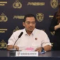 Direktur Reserse Kriminal Umum Polda Metro Jaya memberikan keterangan terkait penelusuran aset bos Hanania Travel dalam kasus dugaan penipuan perjalanan umrah. (Posnews/Ist)