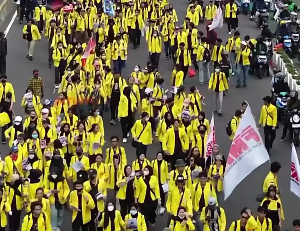 Demo Bundaran HI Disorot, BEM UI Tegaskan Pemberitahuan Bukan Permohonan Izin. (Posnews/Ist)