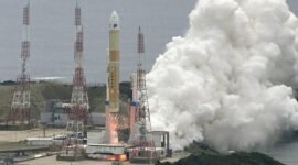 Era baru eksplorasi antariksa Jepang. JAXA meluncurkan roket H3 nomor enam menggunakan mesin bahan bakar cair sepenuhnya tanpa bantuan pendorong padat. Dok: Istimewa.