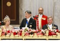 Misi rekonsiliasi dan perdamaian. Kaisar Jepang Naruhito menghadiri jamuan makan malam mewah bersama Raja Willem-Alexander di Amsterdam untuk mempererat persahabatan bilateral pascaperang. Dok: Istimewa.