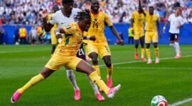 Kegagalan lini serang Tiga Singa. Inggris mendominasi penguasaan bola namun gagal mengonversi peluang emas menjadi gol saat menghadapi Ghana. Dok: (AP Photo/Petr David Josek)