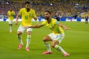 Pesta gol Selecao di Miami. Vinicius Junior mencetak dua gol untuk membawa Brasil mengunci posisi puncak klasemen Grup C Piala Dunia 2026. Dok: (AP Photo/Lynne Sladky)