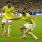 Pesta gol Selecao di Miami. Vinicius Junior mencetak dua gol untuk membawa Brasil mengunci posisi puncak klasemen Grup C Piala Dunia 2026. Dok: (AP Photo/Lynne Sladky)