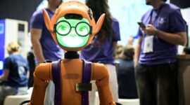 Kebangkitan robotika Eropa. Berbagai startup Eropa memamerkan inovasi robot humanoid di pameran Vivatech guna mengurangi ketergantungan pada dominasi manufaktur Tiongkok. Dok: Istimewa.