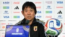 Menantang sejarah di Houston. Pelatih Jepang Hajime Moriyasu meyakini kekuatan kolektif anak asuhnya sanggup meruntuhkan dominasi Brasil demi mengamankan tiket perempat final pertama sepanjang sejarah. Dok: Istimewa.