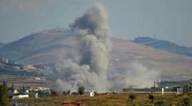 Eskalasi pertempuran di perbatasan. Israel membombardir wilayah Nabatieh di Lebanon Selatan saat Amerika Serikat dan Iran sedang merancang draf perdamaian komprehensif. Dok: Istimewa.