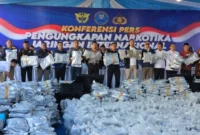 BNN Ungkap Gudang Ganja Raksasa di Gresik, Kerugian Negara Rp4,58 Triliun Berhasil Dicegah. (Posnews/Net)
