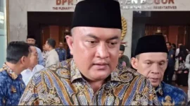 Bupati Bogor Rudy Susmanto mengajak masyarakat memerangi judi online setelah data PPATK mencatat Kabupaten Bogor memiliki 103.092 pemain judi online dengan nilai deposit mencapai Rp414,4 miliar. (Posnews/Kab. Bogor)