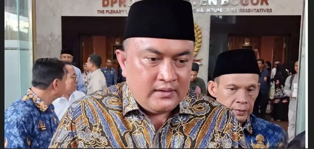 Bupati Bogor Rudy Susmanto mengajak masyarakat memerangi judi online setelah data PPATK mencatat Kabupaten Bogor memiliki 103.092 pemain judi online dengan nilai deposit mencapai Rp414,4 miliar. (Posnews/Kab. Bogor)