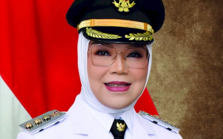 Bupati Sukoharjo Etik Suryani. (Posnews/Pemkab Sukoharjo)