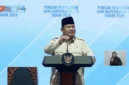 Presiden Prabowo Subianto menyampaikan pidato pada peringatan Hari Koperasi Nasional ke-79 di Jakarta.
(Posnews/Kemenkop)
