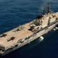Kapal induk Giuseppe Garibaldi yang akan menjadi kapal induk pertama dalam sejarah pertahanan maritim Indonesia. (Posnews/Seaforces.org)
