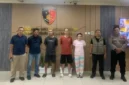 Penyidik Bareskrim Polri menyerahkan tiga tersangka dan barang bukti uang tunai Rp2,8 miliar dalam kasus narkoba White Rabbit ke Kejaksaan Negeri Jakarta Selatan. (Posnews/Bareskrim Polri)