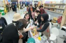 Pelaku UMKM Indonesia mempromosikan produk pangan olahan dan kopi specialty pada Korea Import Expo 2026 di Seoul, Korea Selatan. (Posnews/Kemendag)