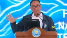 Kepala BNN Suyudi Ario Seto dalam puncak peringatan HANI 2026 di Balai Besar Rehabilitasi BNN Lido, Bogor. (Posnews/BNN)