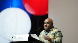 Menteri HAM Natalius Pigai mewakili Presiden Prabowo Subianto menghadiri Resepsi Diplomatik Hari Nasional Prancis (Bastille Day) di Jakarta dan menegaskan penguatan kemitraan strategis Indonesia-Prancis. (Posnews/KemenHAM