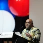 Menteri HAM Natalius Pigai mewakili Presiden Prabowo Subianto menghadiri Resepsi Diplomatik Hari Nasional Prancis (Bastille Day) di Jakarta dan menegaskan penguatan kemitraan strategis Indonesia-Prancis. (Posnews/KemenHAM