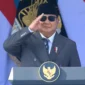 Presiden Prabowo Subianto menyampaikan amanat pada Upacara HUT Bhayangkara ke-80 di Lapangan Satlat Brimob Cikeas, Bogor, Rabu (1/7/2026), dengan menekankan pentingnya menjaga kepercayaan rakyat, menegakkan hukum secara adil, meningkatkan profesionalisme, dan memperkuat sinergi Polri. (Posnews/Ist)