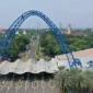 Pengendara sepeda motor Yamaha memasuki gerbang Ancol dalam program gratis tiket kendaraan pada Yamaha Family Day 2026 yang berlangsung 3-5 Juli 2026. (Posnews/Ancol)