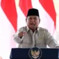 Presiden Prabowo Subianto memberikan arahan kepada birokrat, TNI, Polri, dan jaksa saat meresmikan Bendungan Meninting di Lombok Barat, NTB, sambil menegaskan pentingnya integritas dan pemberantasan korupsi. (Posnews/Tangkapan layar video Setpres)