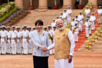 Aliansi ekonomi New Delhi. PM Jepang Sanae Takaichi dan PM India Narendra Modi bersepakat memperkuat kerja sama rantai pasok semikonduktor di tengah gejolak global. Dok: Istimewa.