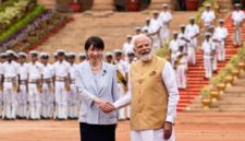 Aliansi ekonomi New Delhi. PM Jepang Sanae Takaichi dan PM India Narendra Modi bersepakat memperkuat kerja sama rantai pasok semikonduktor di tengah gejolak global. Dok: Istimewa.