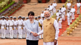 Aliansi ekonomi New Delhi. PM Jepang Sanae Takaichi dan PM India Narendra Modi bersepakat memperkuat kerja sama rantai pasok semikonduktor di tengah gejolak global. Dok: Istimewa.