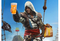 Gebrakan promosi bajak laut. Ubisoft meretas akun media sosial game lain untuk merayakan peluncuran Black Flag Resynced. Dok: Istimewa.