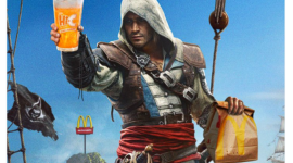 Gebrakan promosi bajak laut. Ubisoft meretas akun media sosial game lain untuk merayakan peluncuran Black Flag Resynced. Dok: Istimewa.