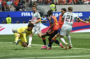 Pahlawan dari bangku cadangan. Mikel Merino membawa Spanyol melaju ke semifinal setelah menumbangkan Belgia 2-1 secara dramatis. Dok: Istimewa.