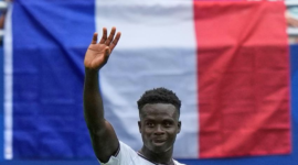 Hujan gol bersejarah di Miami. Bukayo Saka mencetak hat-trick luar biasa guna membawa Inggris menundukkan Prancis enam-empat. Dok: Istimewa.