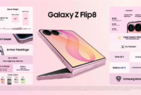 Lompatan teknologi smartphone lipat. Samsung merilis Galaxy Z Flip8 dengan bodi lebih tipis, chipset Exynos 2600 berfabrikasi 2nm, serta fitur kamera canggih. Dok: Istimewa.