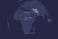 Ancaman ganda jalur energi global. Kelompok Houthi menyerang dua tanker minyak Saudi dan memblokir Selat Bab el-Mandeb di Laut Merah. Dok: Istimewa.