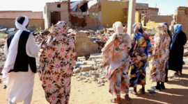Tragedi kemanusiaan di al-Obeid. Para perempuan dan anak di Sudan menghadapi pilihan mematikan antara serangan drone dan kekerasan seksual demi mendapatkan air bersih. Dok: Istimewa.