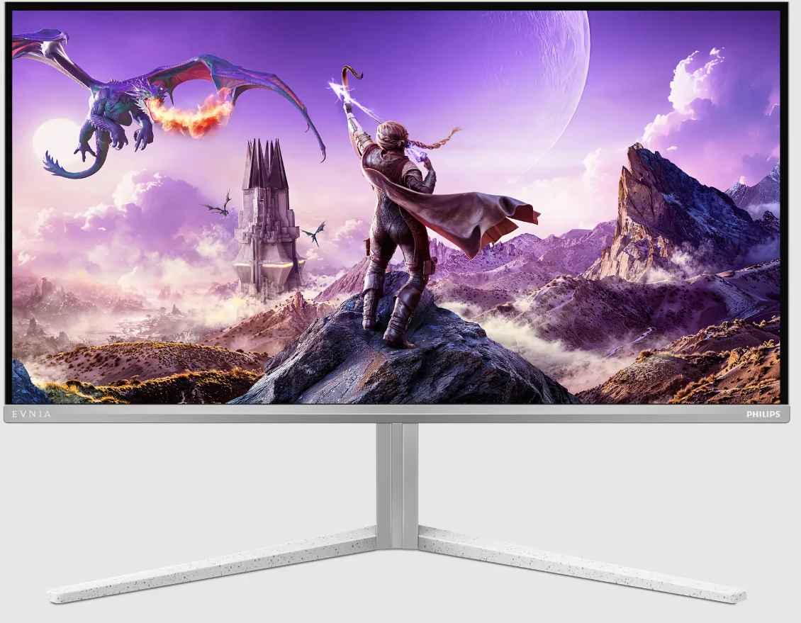 Langkah baru pasar monitor OLED. Philips merilis Evnia 32M2N6901A yang memadukan panel 4K QD-OLED 165Hz dengan harga kompetitif. Dok: Istimewa.
