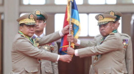 Langkah agresif rezim militer. Lembaga ACLED mengungkap lonjakan serangan udara dan pembantaian massal warga sipil pasca-transisi kepemimpinan di Myanmar. Dok: Istimewa.