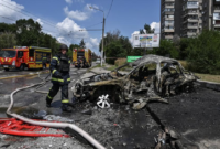 Eskalasi gempuran udara di Ukraina. Pasukan Rusia meluncurkan tujuh rudal balistik dan 136 drone ke berbagai wilayah permukiman warga. Dok: Istimewa.