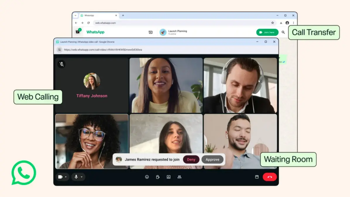 Kemudahan baru berkomunikasi di browser. WhatsApp meluncurkan fitur Web Calling yang memungkinkan panggilan suara, video call grup, dan pemindahan panggilan secara langsung. Dok: Istimewa.