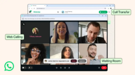 Kemudahan baru berkomunikasi di browser. WhatsApp meluncurkan fitur Web Calling yang memungkinkan panggilan suara, video call grup, dan pemindahan panggilan secara langsung. Dok: Istimewa.