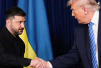 Langkah taktis amankan benteng udara. Presiden Ukraina Volodymyr Zelenskyy menemui Donald Trump di Washington guna membahas produksi mandiri rudal Patriot. Dok: Istimewa.