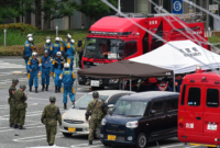 Bencana dahsyat di barat daya Jepang. Gempa bumi bermagnitudo 7,1 mengguncang Prefektur Kumamoto, merenggut 14 nyawa warga dan memicu ledakan di pusat perbelanjaan. Dok: Istimewa.