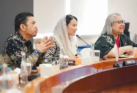 Wakil Menteri Perdagangan Dyah Roro Esti Widya Putri bertemu Wakil Perdagangan Luar Negeri Maroko Omar Hejira untuk memperkuat kerja sama perdagangan dan investasi Indonesia-Maroko. (Posnews/Kemendag)