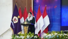 Wakil Menteri Perdagangan Dyah Roro Esti Widya Putri menyampaikan strategi diversifikasi pasar ekspor dan penguatan kolaborasi global pada 10th Jakarta Geopolitical Forum 2026 di Jakarta. (Posnews/Kemendag)