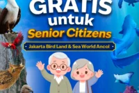 Sejumlah lansia menikmati kunjungan gratis di Sea World Ancol dan Jakarta Bird Land melalui program Senior Citizen yang berlaku hingga 31 Juli 2026. (Posnews/Ancol)